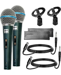 5 Core Microphone For Singing Karaoke Mic Xlr Dynamic Mic Cardioid Unidirectional Microfono - 2PCS