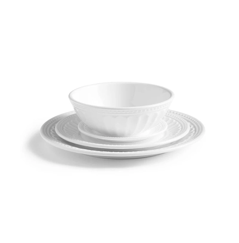 Q Squared Venetian Salad Plates, Set of 4