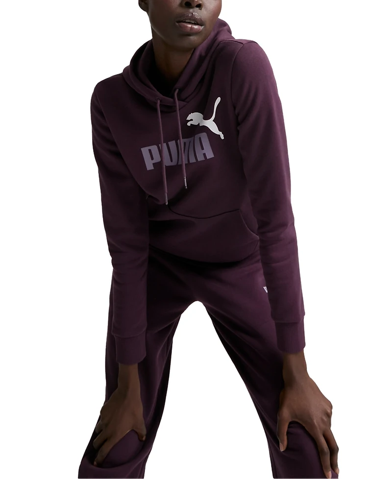 Puma Women's Essential+ Logo Fleece Hoodie