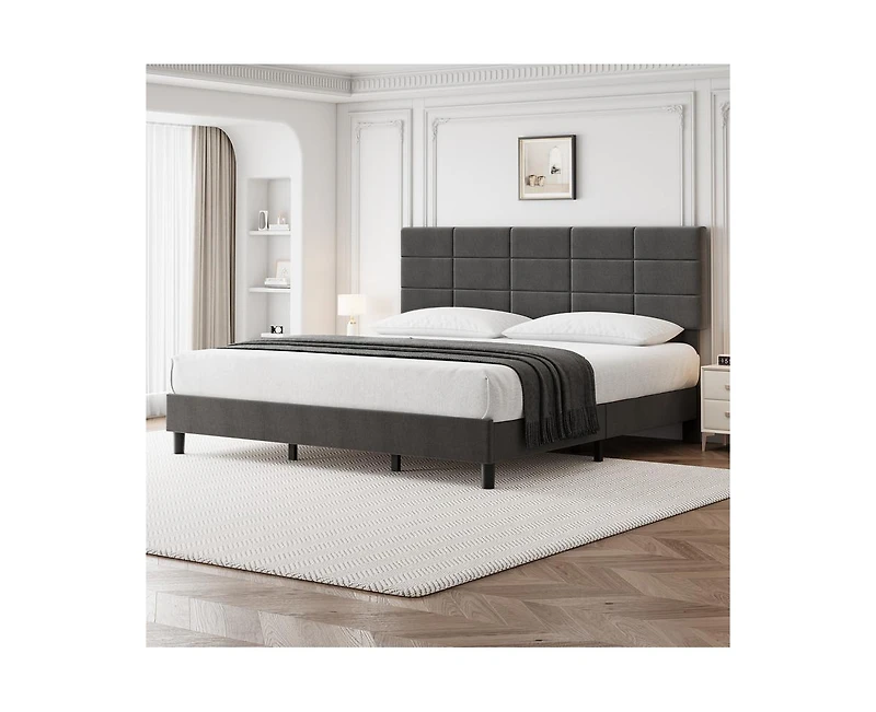 gaomon Queen Bed Frame with Headboard