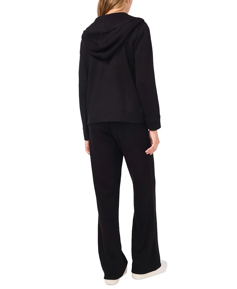 Vince Camuto Women's Knit Zip-Front Hoodie