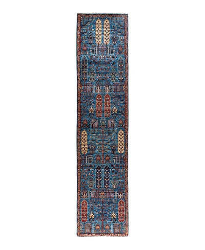 Adorn Hand Woven Rugs Serapi M1993 2'9"x11'10" Runner Area Rug