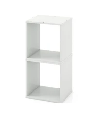 Sugift Cube Storage Organizer Set of 2-White