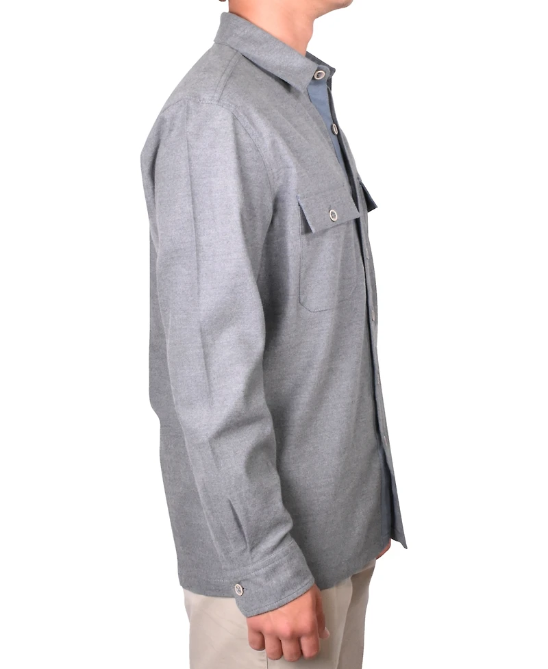 Vintage 1946 Men's Brushed Heather Shirt Jacket