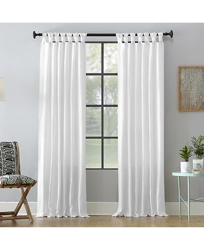 Washed Cotton Twist Tab Curtain