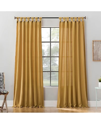 Washed Cotton Twist Tab Curtain
