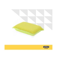 Superio Microfiber Kitchen Dishwashing Sponges Blue