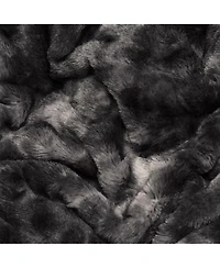 Chanasya Premium Double Sided Oversized Faux Fur Wolf Soft Throw Blanket