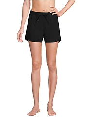 Lands' End Women's 3" Packable Cover-up Swim Shorts