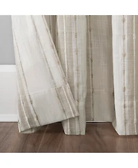 Slub Texture Stripe Cotton Curtain