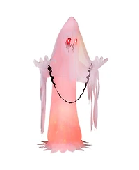 Sugift 8 Feet Halloween Inflatable Haunting Ghost Bride with Flame Led Light
