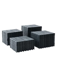 Simplie Fun 44-Pack Interlocking Deck Tiles for Outdoor Use
