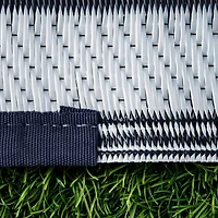 Reversible Plastic Straw Rug: Waterproof Outdoor Mat for Camping, Picnics