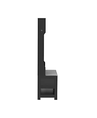 Streamdale 3-in-1 Hall Tree with Hooks, Bench, and Storage
