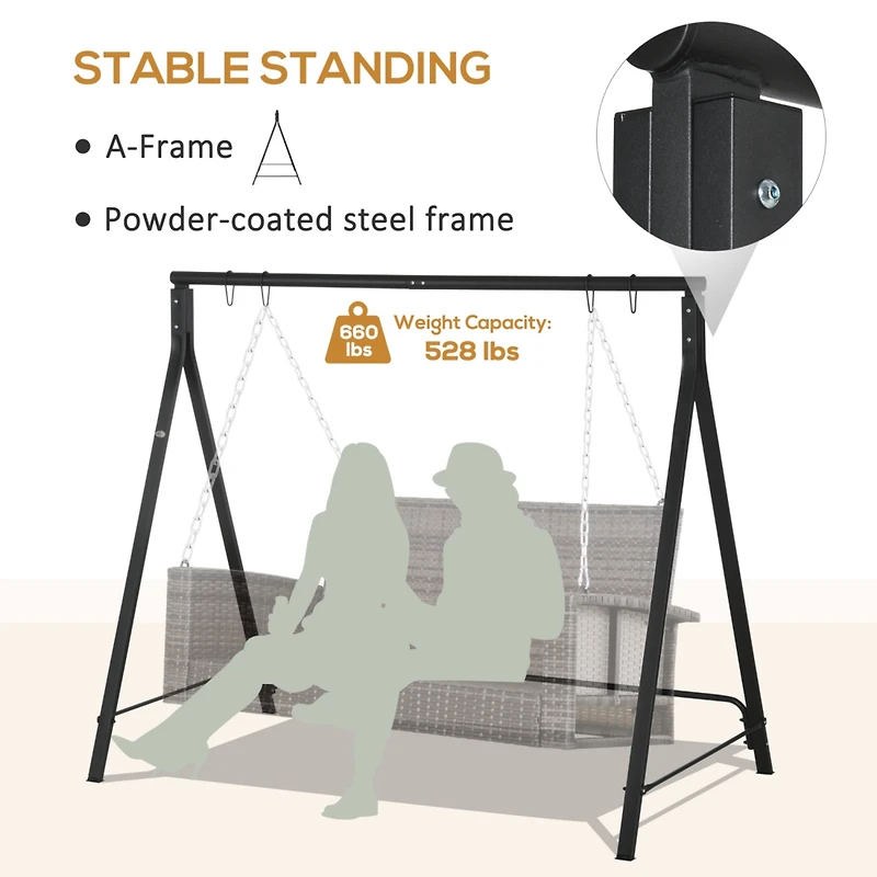 Heavy-Duty Hanging Swing Stand (528 lb Capacity)