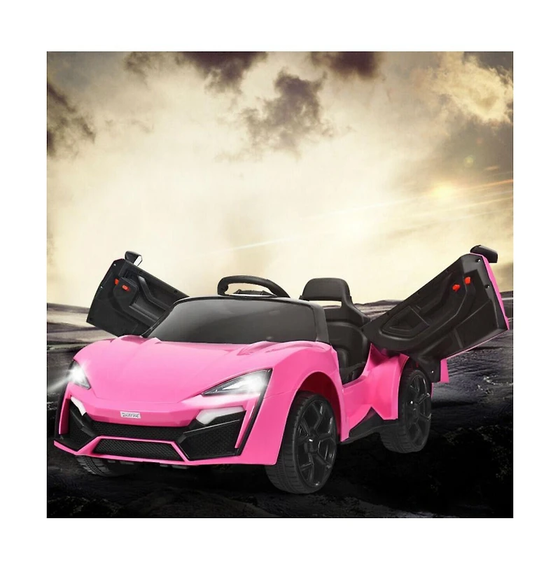 Vebreda 12V 2.4G Rc Electric Vehicle with Lights-Red