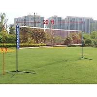 Streamdale Portable Volleyball/Badminton/Tennis Net with Carrying Bag and Frame