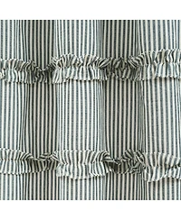 Lush Decor Vintage Stripe Yarn Dyed Cotton Shower Curtain, 72" x