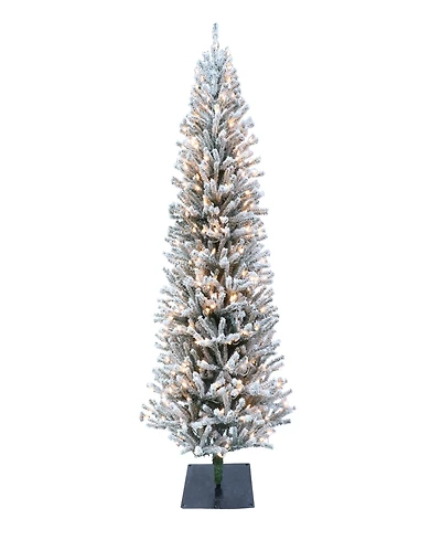 Puleo Pre-Lit Tree with Pinecones 5 ft