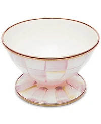 MacKenzie-Childs Rosy Check Ice Cream Dish
