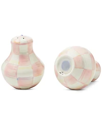 MacKenzie-Childs Rosy Check Salt & Pepper Shakers