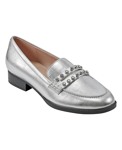 Bandolino Women's Laura Rhinestone Penny Loafers