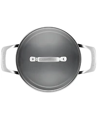 Le Creuset Essential Non-Stick Ceramic Stockpot with Glass Lid, 4-Quarts