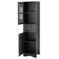 Streamdale Modern Bathroom Cabinet Mdf, Acrylic, Adjustable