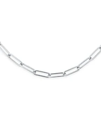 Bling Jewelry Solid Strong Sterling Silver Rounded Link 3.5mm Chain Necklace