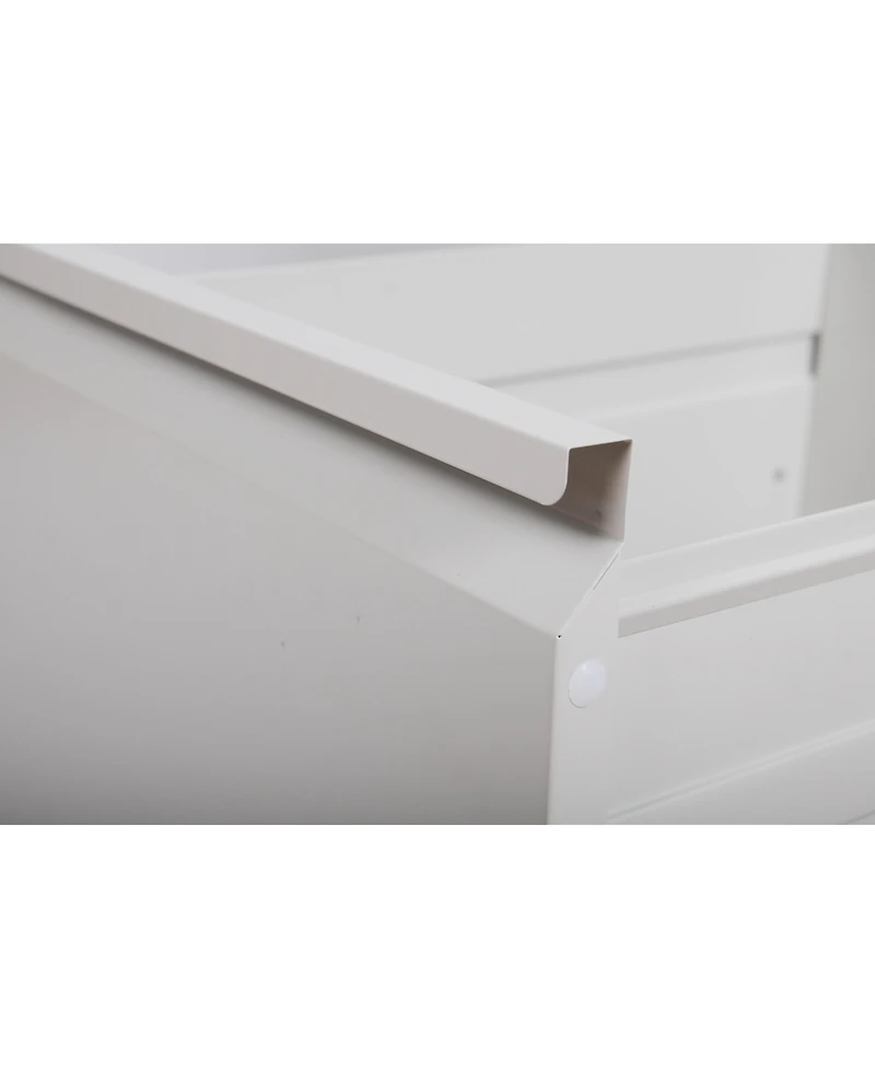 Streamdale Furniture 2-Drawer Lateral File Cabinet with Lock for Legal, A4, F4 Files