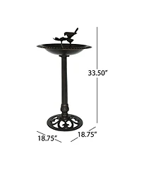 Simplie Fun Vintage Copper Bird Bath For Garden Delight