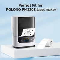 Nelko PM220 Label Maker, x 1.18'' Thermal Sticker Label, Waterproof, Multi-Purpose Tape, 1 Roll of 230 Self-Adhesive Paper (White