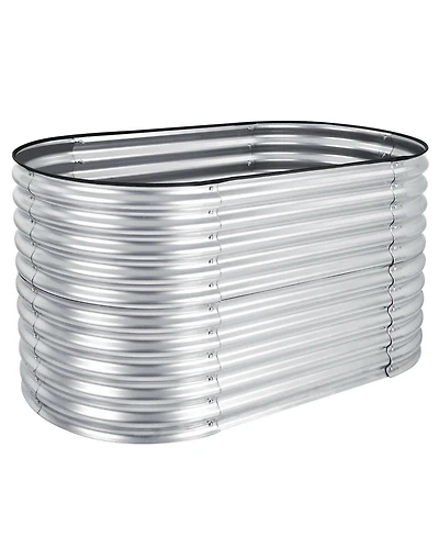 Sugift Raised Garden Bed with Open Base for Growing Vegetables