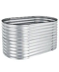 Sugift Raised Garden Bed with Open Base for Growing Vegetables