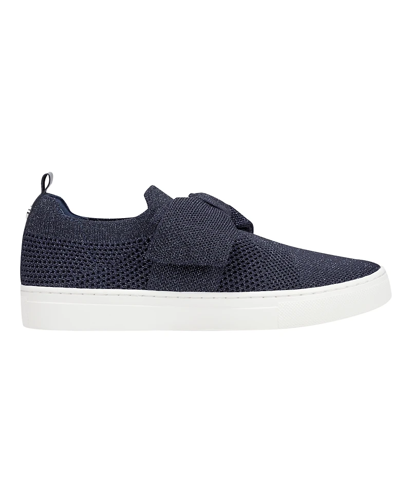 Bandolino Women's Bryce Bow Knit Slip On Sneakers