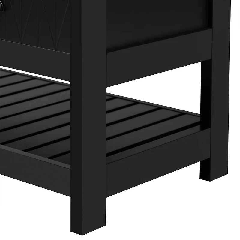 Streamdale 3-in-1 Hall Tree with Hooks, Bench, and Storage