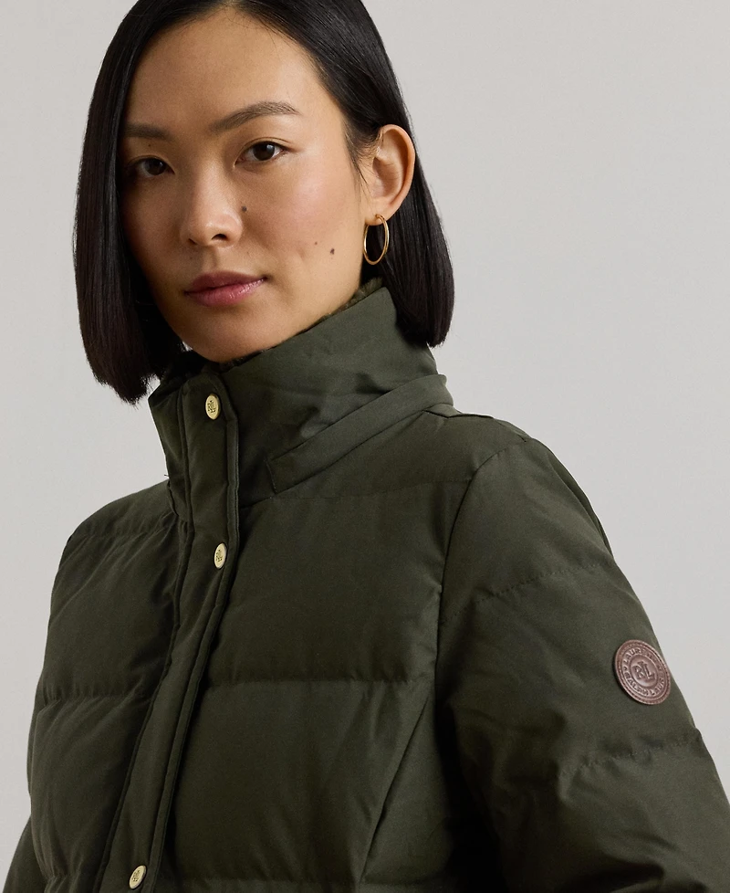 Lauren Ralph Lauren Women's Maxi Faux-Fur-Trimmed Hooded Puffer Coat