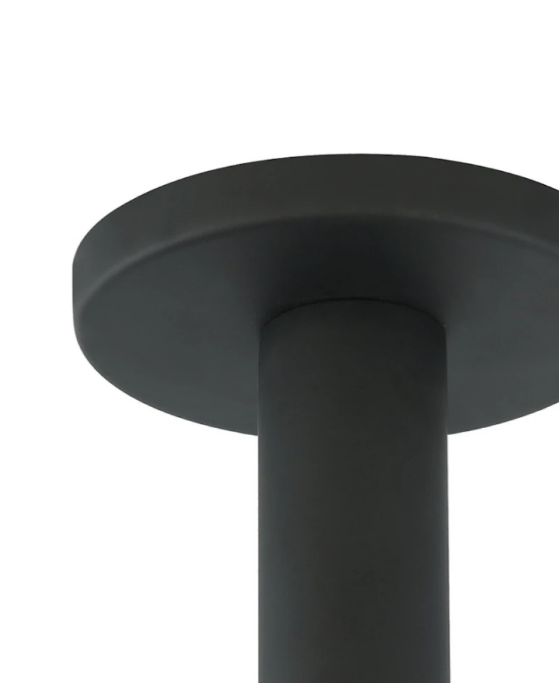 Dainolite 4.45" Metal Adams 1 Light Flush Mount