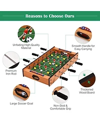 2-in-1 Indoor/Outdoor Air Hockey Foosball Game Table