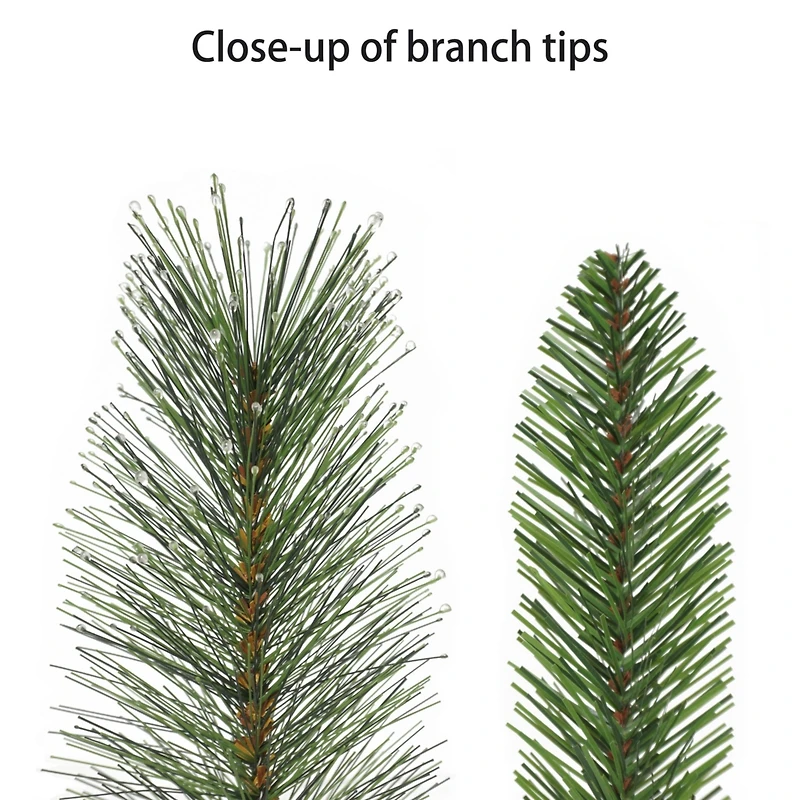 Puleo 7.5-ft. Medium Green Tree with 500 Clear Lights & Stand