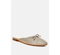 Jaylor Party Bow Slip-On Mules
