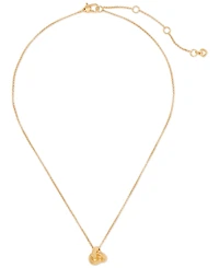 Kate Spade New York Polished Love Knot Pendant Necklace, 16" + 3" extender