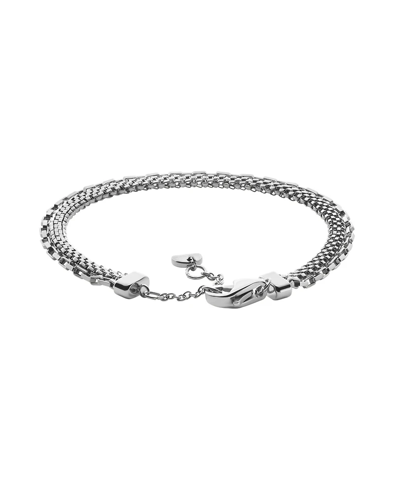 Skagen Men's Tov Mesh Silver Stainless Steel Chain Bracelet