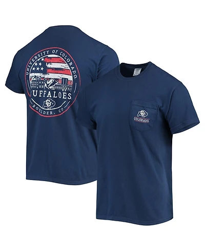 Image One Men's Navy Colorado Buffaloes Campus Americana T-Shirt