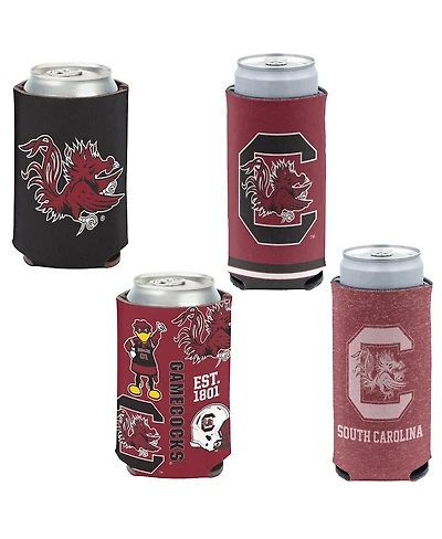 Wincraft South Carolina Gamecocks 4-Pack 12oz. Can Slim Can Cooler Set