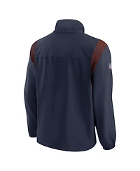 Nike Men's Navy Denver Broncos Sideline Woven Logo Full-Zip Jacket
