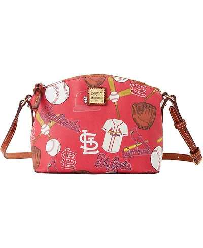 Dooney & Bourke Women's St. Louis Cardinals Game Day Suki Crossbody Bag