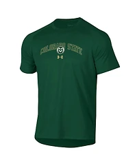 Under Armour Men's Green Colorado State Rams 2023 Sideline Performance Raglan T-Shirt
