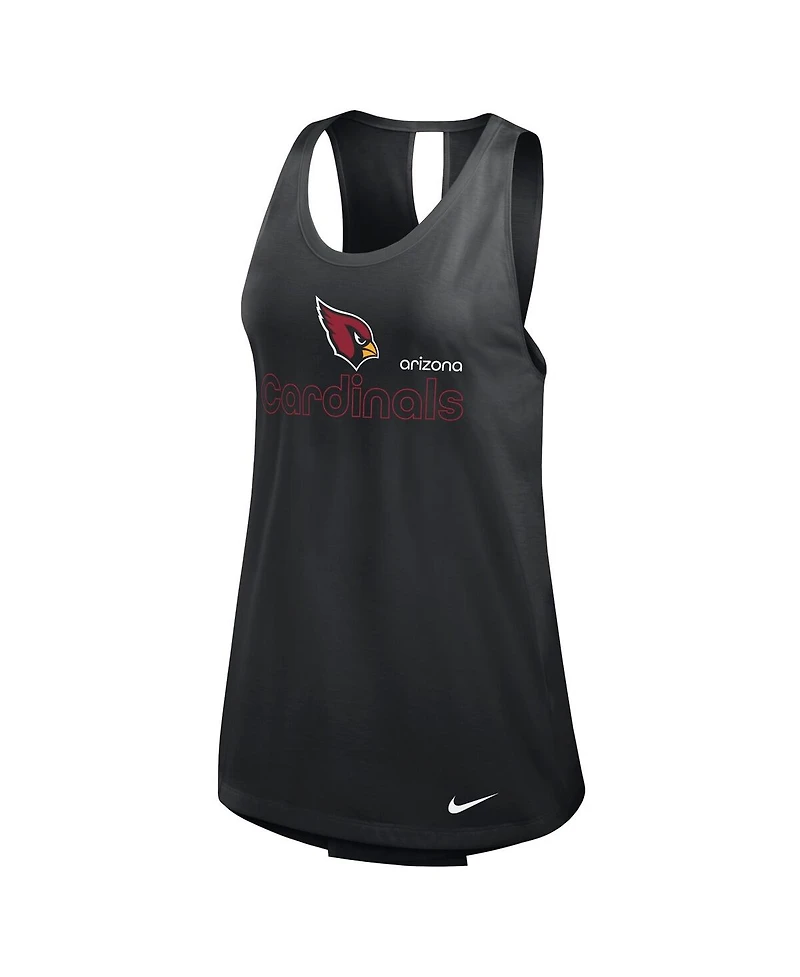 Nike Women's Black Arizona Cardinals Performance Tank Top