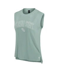 Fanatics Women's Green Florida State Seminoles Studio Gym Tank Top